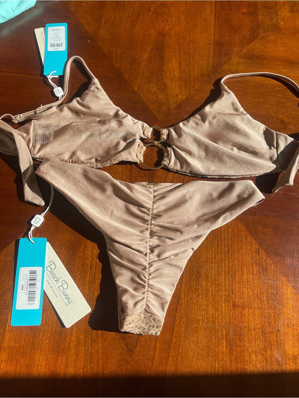 NWT beach bunny bikini XL top, M bottoms read description - Picture 7 of 10
